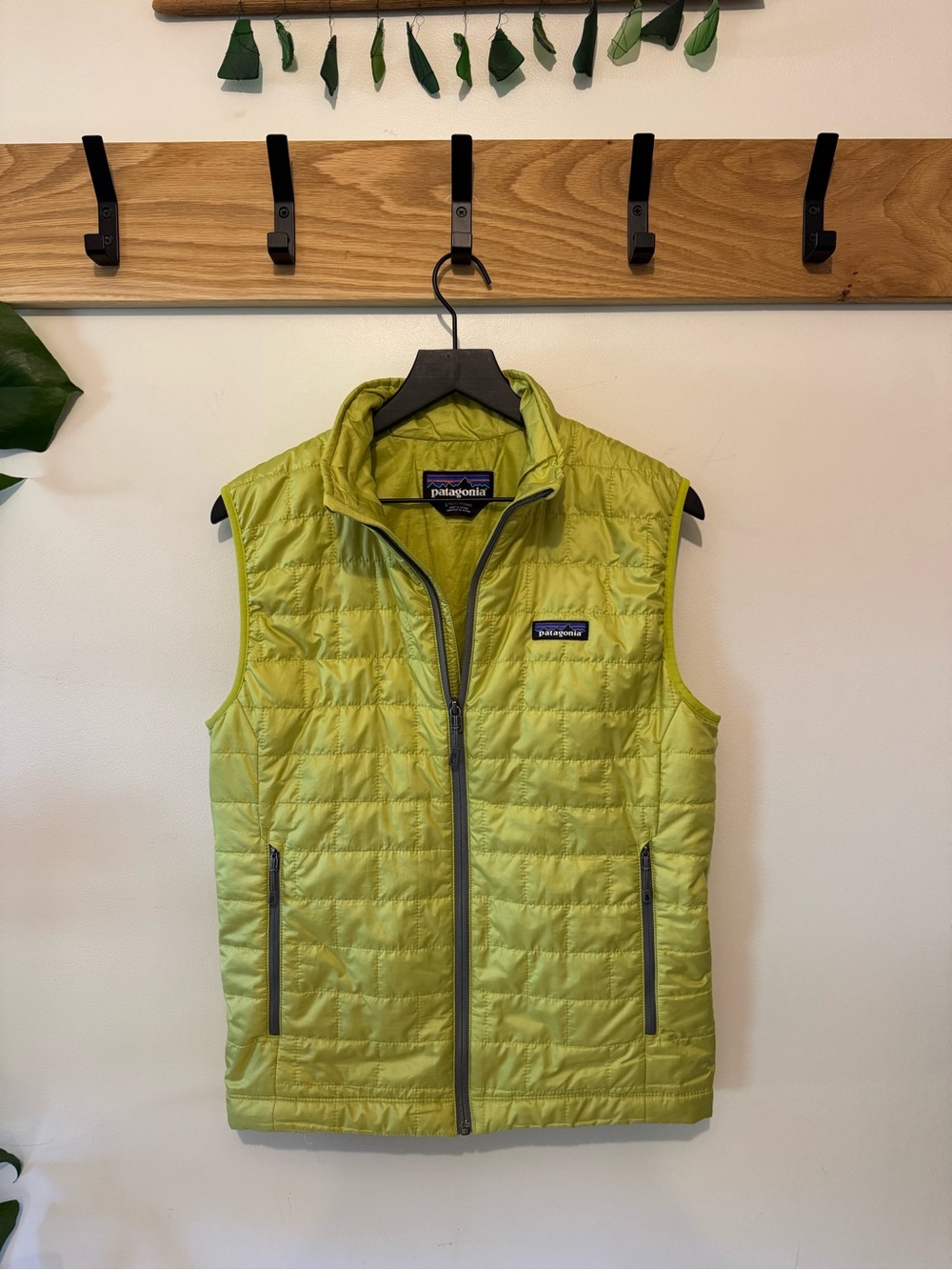 Patagonia Men's Lime Green nano puff Vest